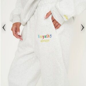 NWOT Empathy Always Women's Gray Sweatpants